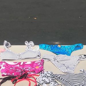 Amuse Society Stripes Swim Set